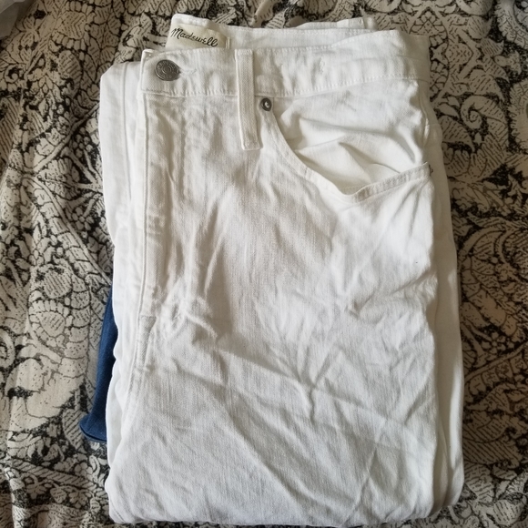 Madewell High-Rise Slim Boy Jean. Tile white. Size 31 - Picture 3 of 8